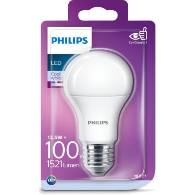 Philips klasik žárovka LED , 12,5W, E27, studená bílá