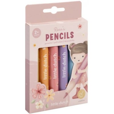 Little Doutch pastelky 6 ks rosa – Hledejceny.cz