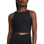 Under Armour Meridian Fitted Crop Tank W 1373924 001 black – Zboží Mobilmania