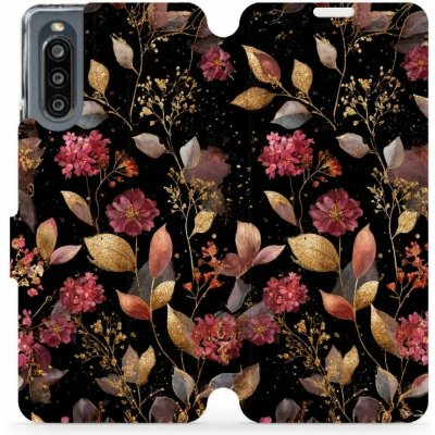 Mobiwear - Sony Xperia 10 IV - V171S Zlatavé lístky a květy – Zboží Mobilmania