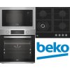 Set domácích spotřebičů Set Beko BBIM12301X + HILW64225S + BMOB20231BG