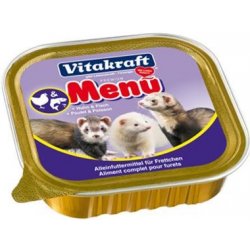 Vitakraft Menu konzervové krmivo s drůbeží a rybou Fretka 100 g