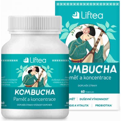 Liftea Kombucha paměť a koncentrace 60 tablet