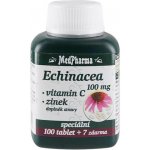 MedPharma Echinacea 100 mg + vit.C + zinek 107 tablet – Hledejceny.cz