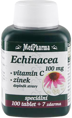 MedPharma Echinacea 100 mg + vit.C + zinek 107 tablet od 158 Kč - Heureka.cz