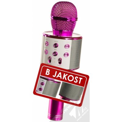Karaoke mikrofon WS 858 Růžový
