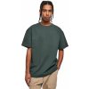 Pánské Tričko Urban Classic teplé pánské bavlněné oversize triko lahvová zelená