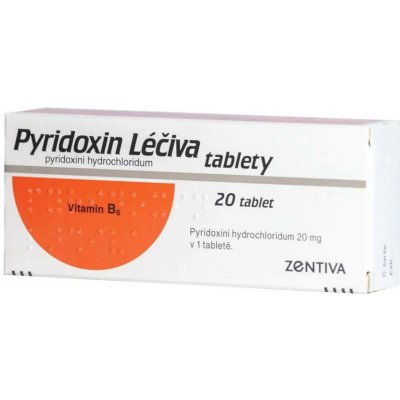 Pyridoxin 20 mg Léčiva 20 tablet – Hledejceny.cz