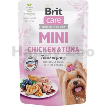 Brit Care Mini Chicken & Tuna Fillets in Gravy 85 g