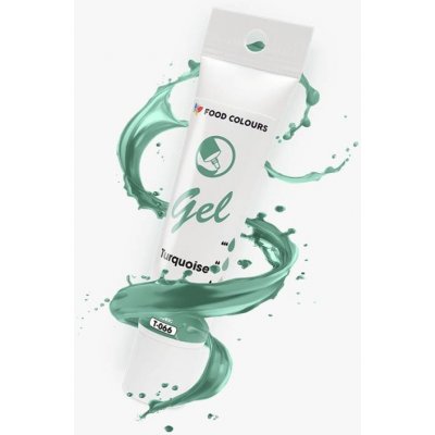 Food Colours gelová barva tuba Turquoise 30 g – Zboží Dáma