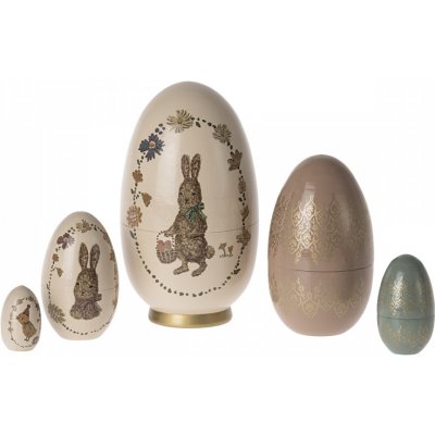Dřevěná Velikonoční vajíčka Bábušky 5ks Maileg – Zboží Mobilmania