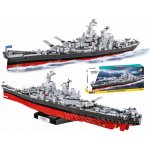 COBI 4837 World War II Americká bitevní loď USS Missouri BB-63 – Zboží Dáma