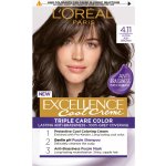 L'Oréal Excellence Cool Creme 4.11 Ultra popelavá hnědá – Zboží Mobilmania