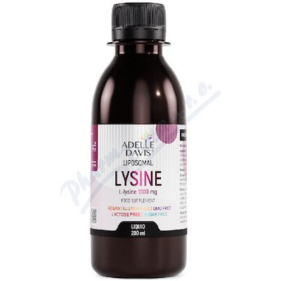 Adelle Davis Liposomal Lysine lipozomální lysin 200 ml – Hledejceny.cz