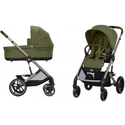 CYBEX Balios S Lux + Cot S Lux 2025 Almond Beige Taupe Frame – Zboží Mobilmania