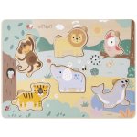 eliNeli vkládací puzzle se zvuky zvířátka v ZOO – Zboží Dáma