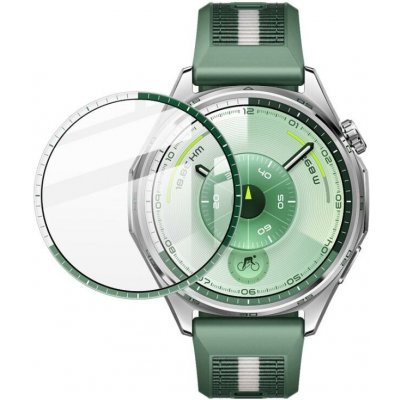 IMAK 127157 3D Flexibilní sklo pro Huawei Watch GT 6 46mm GREEN-WHITE – Sleviste.cz
