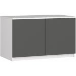 Ak furniture Star 90 cm bílý / šedý grafit mat – Hledejceny.cz