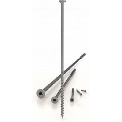 Vruty pro dřevostavby HBS 6x300 zinek bílý – Zboží Mobilmania