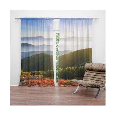 Sablio Závěs Příroda: 2ks 140x250cm – Hledejceny.cz