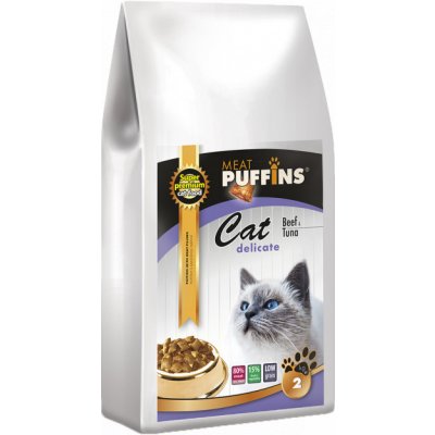 Puffins Cat Delicate Beef&Tuna 10 kg – Zbozi.Blesk.cz