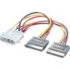 PC kabel Gembird CC-SATA-PSY Kabel SATA napájecí rozdvojka 1x5,25 na 2xSATA, 15cm