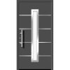 Domovní číslo Splendoor Hliníkové vchodové dveře Moderno M410/B, antracitová metalíza, 110 L