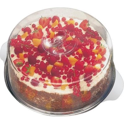 APS Servírovací tác na dort poklop nerez plast v.11cm 30cm – Hledejceny.cz