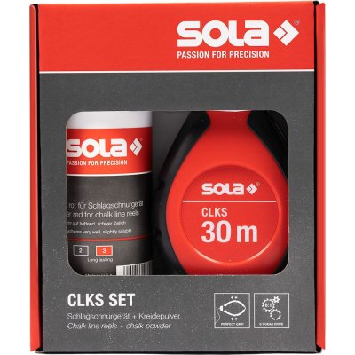 SOLA CLKS 30 SET R brnkačka 30m + křída - červená – Zbozi.Blesk.cz