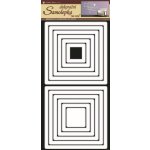 Anděl Přerov Samolepky na zeď čtverce bílé, 60x32 cm – Zboží Dáma