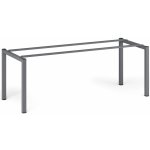 B2B Partner Square 2000 x 800 x 725 mm černá – Zboží Mobilmania