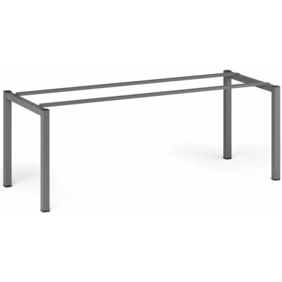 B2B Partner Square 2000 x 800 x 725 mm černá – Zboží Mobilmania