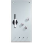 Zeller 11612 magnetická popisovací tabule sklo černá 20 x 40 x 4 cm – Zboží Dáma