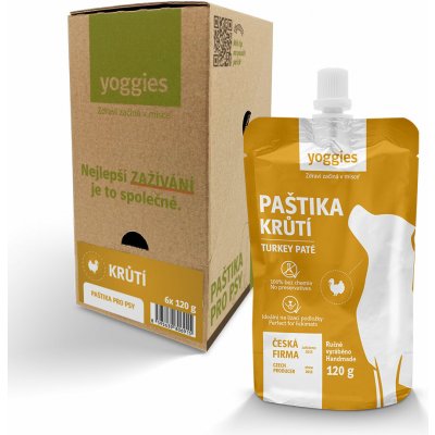 Yoggies Krůtí paštika 6 x 120 g – Hledejceny.cz