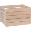 Úložný box ČistéDřevo Dřevěná bedýnka 46 x 32 x 30cm