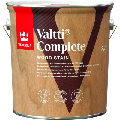 Tikkurila Valtti Complete baze EC 2,7 l bezbarvá – Sleviste.cz
