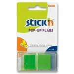 Hopax Stick'n PopUp Flags - neonové proužky "Z" - zelené – Hledejceny.cz