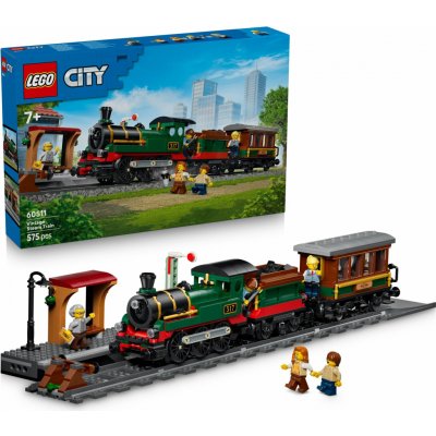 LEGO® City 60511 Vintage parní vlak – Zboží Živě