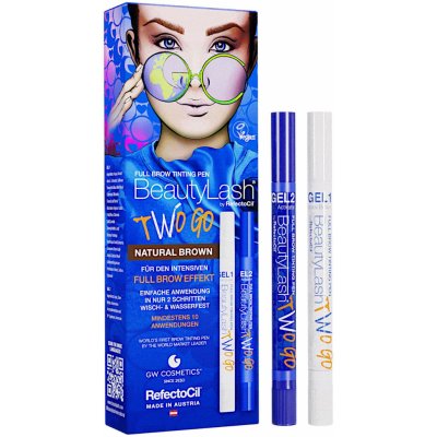 RefectoCil barva na obočí BeautyLash Two Go Natural Brown Tinting Pen 1 ml – Zboží Dáma