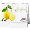 Kalendář Stolní Lemon mini 2024
