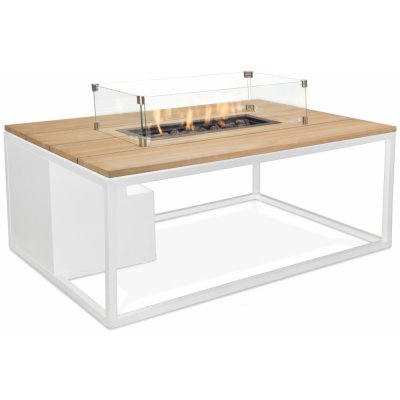 Cosi Loft 120 bílý rám/deska teak – Zboží Dáma