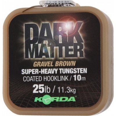 Korda šňůra Dark Matter Tungsten Coated Braid Gravel hnědá 10m 8,2kg – Zboží Mobilmania
