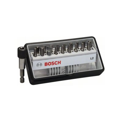 Šroubovací bit, 18+1 dílná sada 122,0 x 65,0 x 21,5 mm Bosch Robust Line, Extra Har L2 2607002568 – Zbozi.Blesk.cz