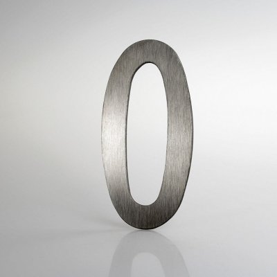 Domovní číslo popisné Nerez LUCIDA - číslo "0" – Hledejceny.cz