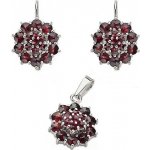 Šperky4U stříbrný set český granát náušnice přívěsek ZB5576 – Zboží Dáma Šperky4U stříbrný set český granát náušnice přívěsek ZB5576 – Zboží Dáma