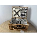 Gelis Piknikový koš pro 2 osoby přírodní tmavě hnědá – Zboží Dáma