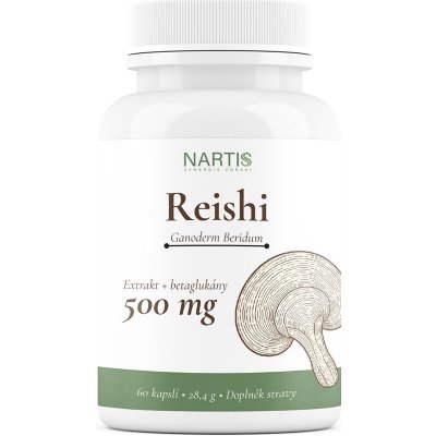 Nartis Reishi 500 mg 60 kapslí – Hledejceny.cz