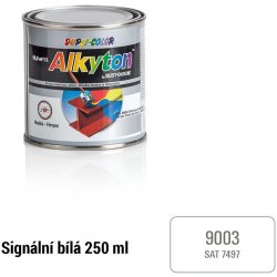 Alkyton RAL 9003 polomatný 0,25 l signální bílá