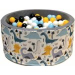 eliNeli suchý bazének 90 x 40 cm dinosauři + 200 míčků – Hledejceny.cz