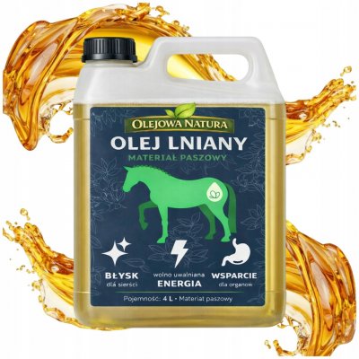 Lnkový olej pro koně, přírodní, 5 l – Hledejceny.cz